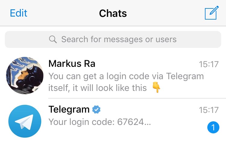 Telegram Web — anteprima interfaccia