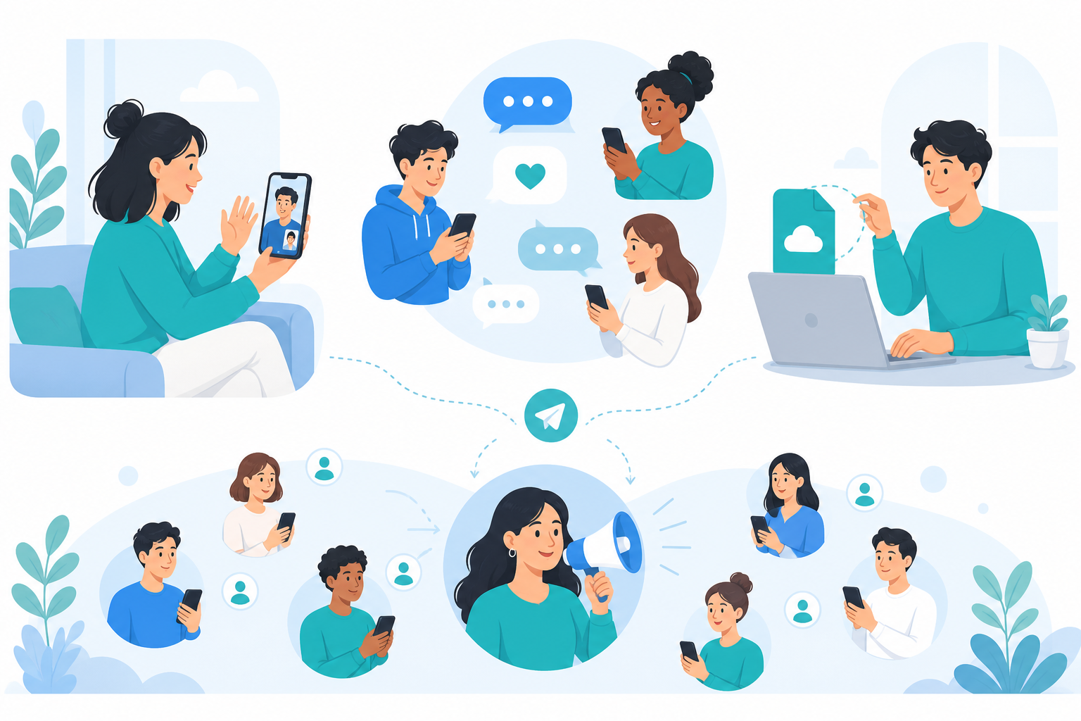 Telegram per uso personale, lavoro, community e studio